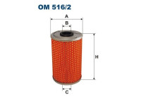 Oil filter OM 516/2 Filtron