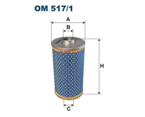 Oil filter OM 517/1 Filtron