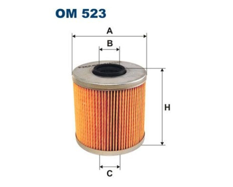 Oil filter OM 523 Filtron