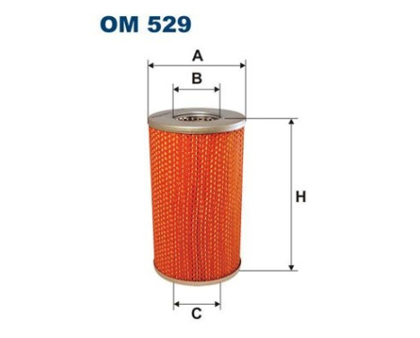 Oil filter OM 529 Filtron