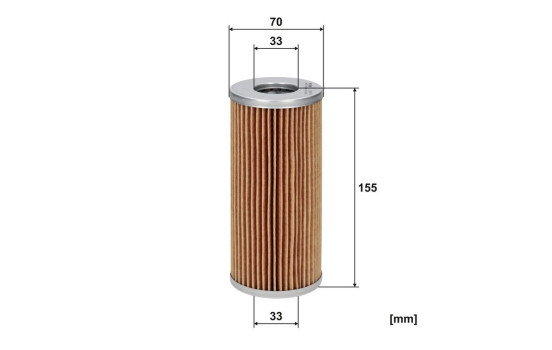 Oil filter OM 614 Filtron, Image 3
