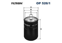 Oil filter OP 526/1 Filtron