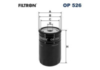 Oil filter OP 526 Filtron