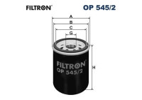 Oil filter OP 545/2 Filtron