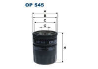 Oil filter OP 545 Filtron