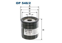 Oil filter OP 546/2 Filtron