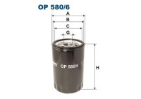 Oil filter OP 580/6 Filtron