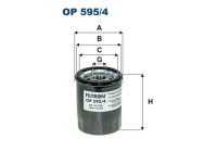 Oil filter OP 595/4 Filtron