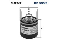 Oil filter OP 595/5 Filtron