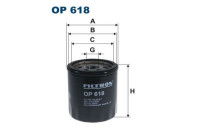 Oil filter OP 618 Filtron