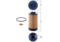 oil filter OX 1175D Mahle