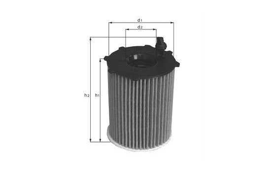 Oil Filter OX 171/2D Mahle, Image 2