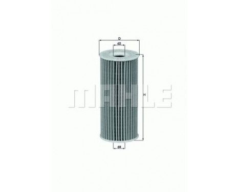 Oil Filter OX 201D Mahle, Image 2