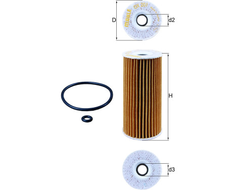 Oil Filter OX 201D Mahle