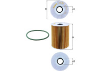 Oil Filter OX 254D5 Mahle