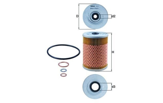 Oil Filter OX 32D Mahle, Image 4
