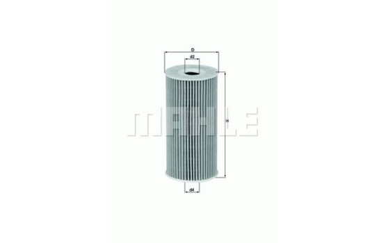 Oil Filter OX 377D Mahle, Image 2