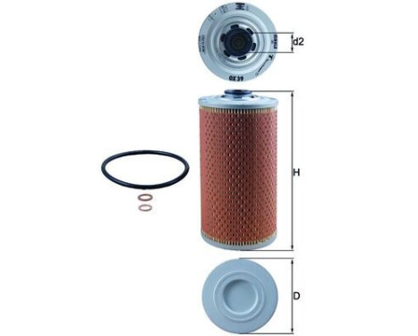 Oil Filter OX 39D Mahle, Image 5