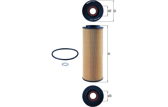 Oil Filter OX 775D Mahle