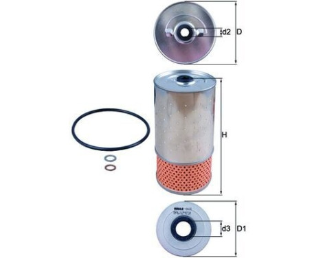 Oil Filter OX 78D Mahle, Image 3