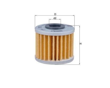 Oil Filter OX 793 Mahle, Image 3