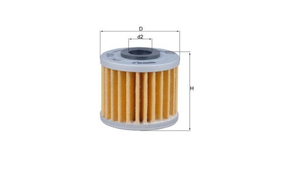 Oil Filter OX 793 Mahle, Image 3