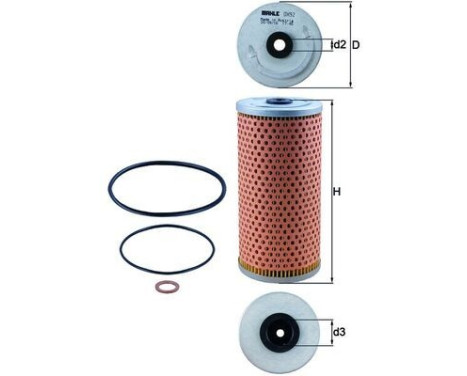 Oil Filter OX 92D Mahle, Image 4