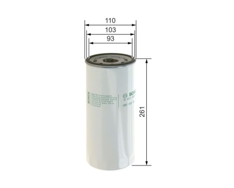 Oil Filter P0003 Bosch, Image 5