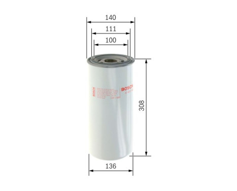 Oil Filter P3208 Bosch, Image 5