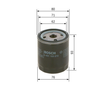Oil Filter P3272 Bosch, Image 5