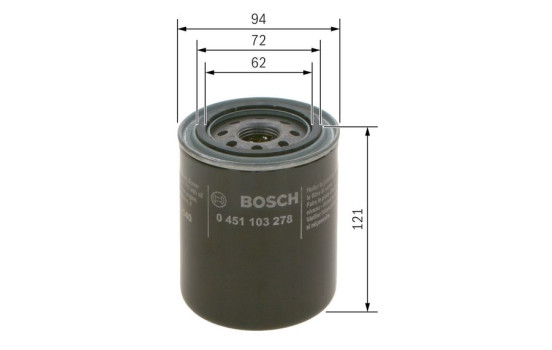 Oil Filter P3278 Bosch, Image 6