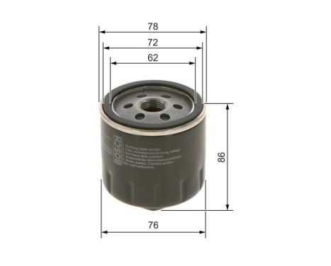 Oil Filter P3318 Bosch, Image 7