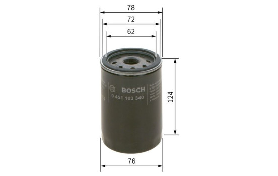 Oil Filter P3340 Bosch, Image 6