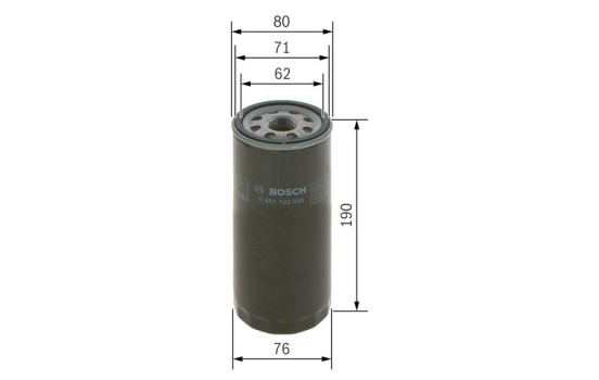 Oil Filter P3348 Bosch, Image 5