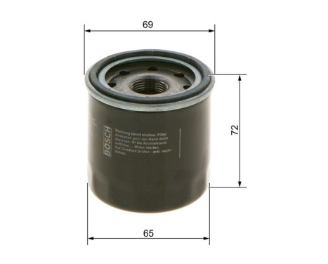 Oil Filter P7001/1 Bosch, Image 8