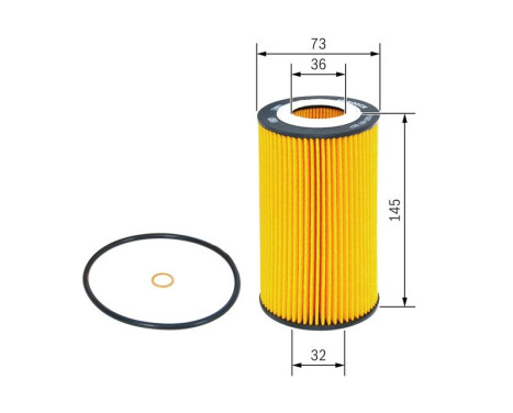 Oil Filter P7007 Bosch, Image 2