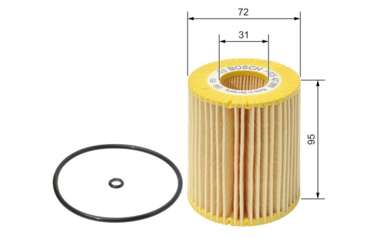 Oil Filter P7008 Bosch, Image 3