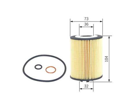 Oil Filter P7010 Bosch, Image 2
