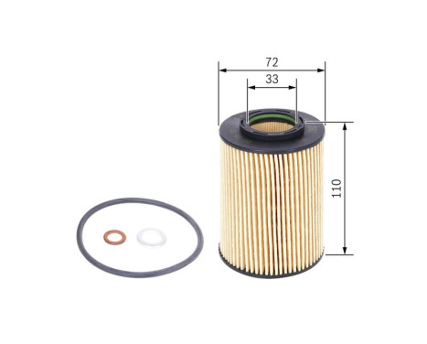 Oil Filter P7061 Bosch, Image 3