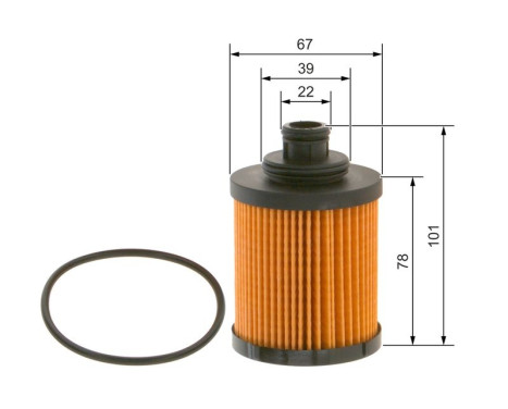 Oil Filter P7067 Bosch, Image 8