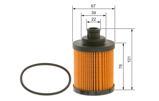 Oil Filter P7067 Bosch, Image 8