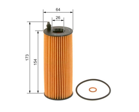 Oil Filter P7072 Bosch, Image 6