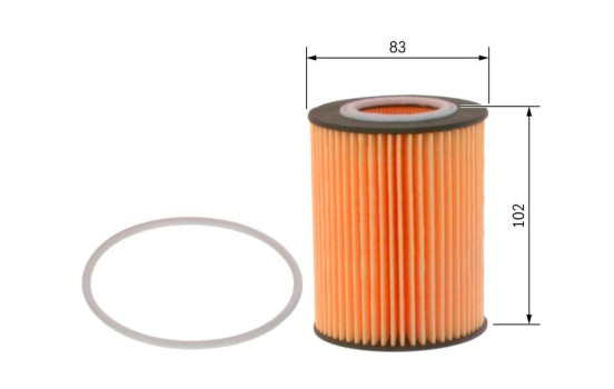 Oil Filter P7075 Bosch, Image 2