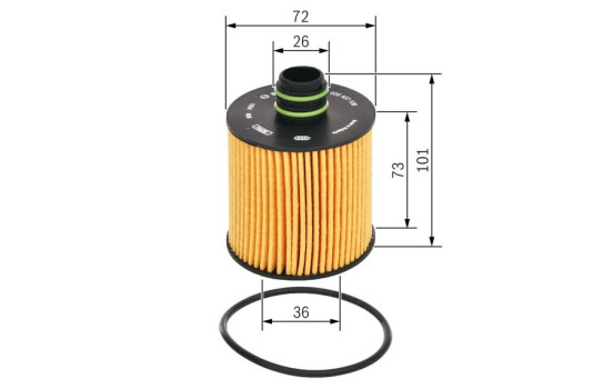 Oil Filter P7108 Bosch