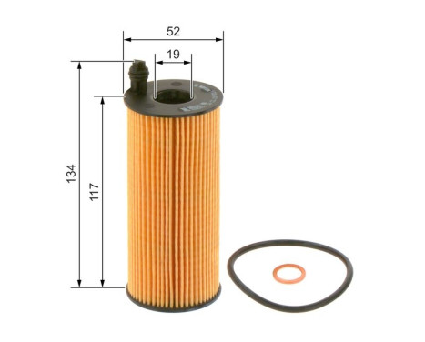 Oil Filter P7123 Bosch, Image 2