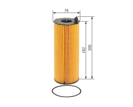 Oil Filter P7126 Bosch, Image 2