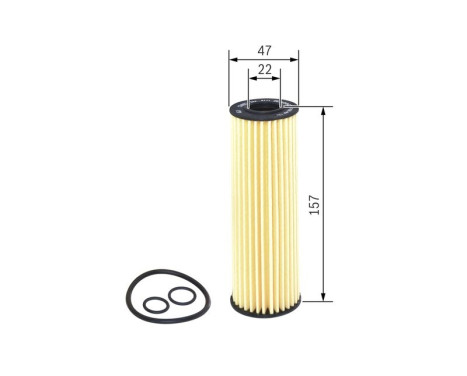 Oil Filter P7132 Bosch, Image 2