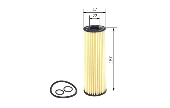 Oil Filter P7132 Bosch, Image 2