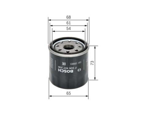 Oil Filter P7208 Bosch, Image 5