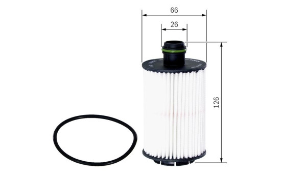 Oil Filter P7249 Bosch, Image 2